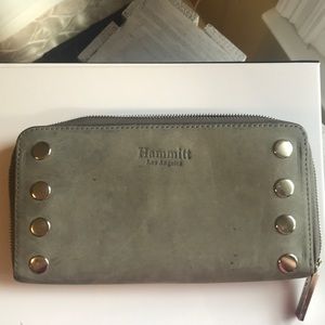 Grey Suede Hammett Wallet